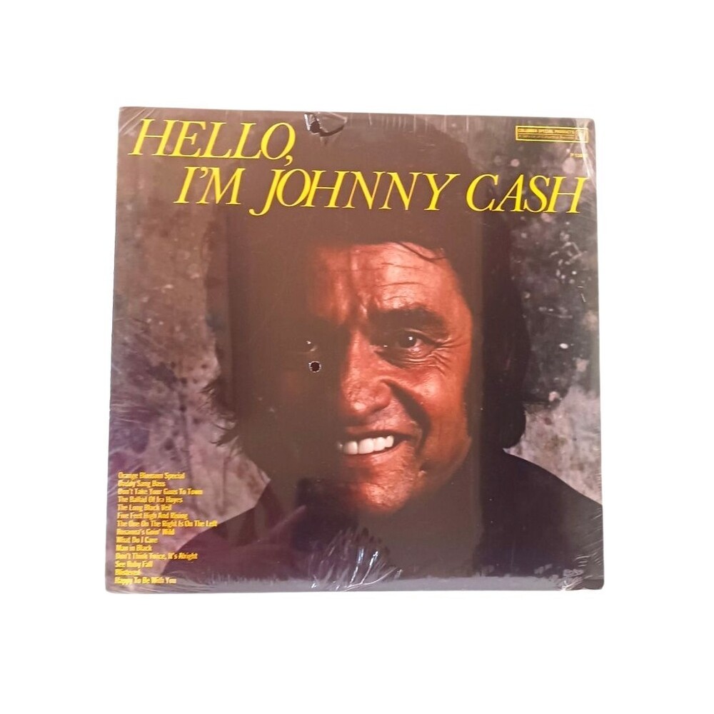 Hello, I'm JOHNNY CASH LP ( 1977 ) NEW & SEALED Vinyl Record Columbia P 13832